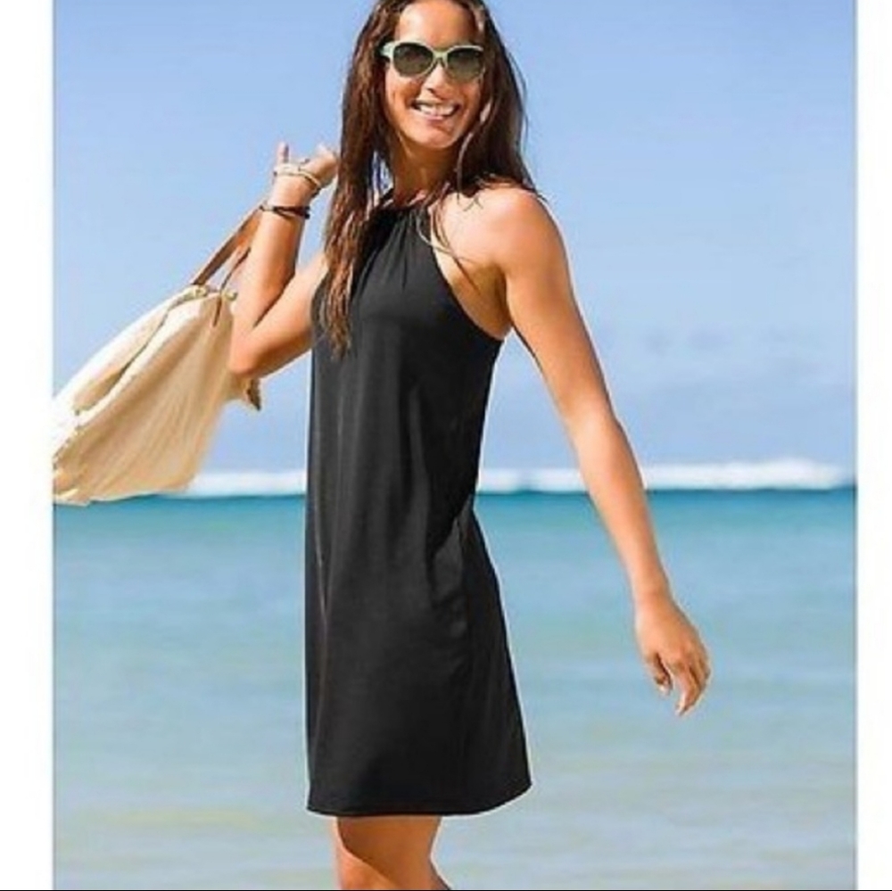 Athleta Kimono Gray Swim Dress Size S